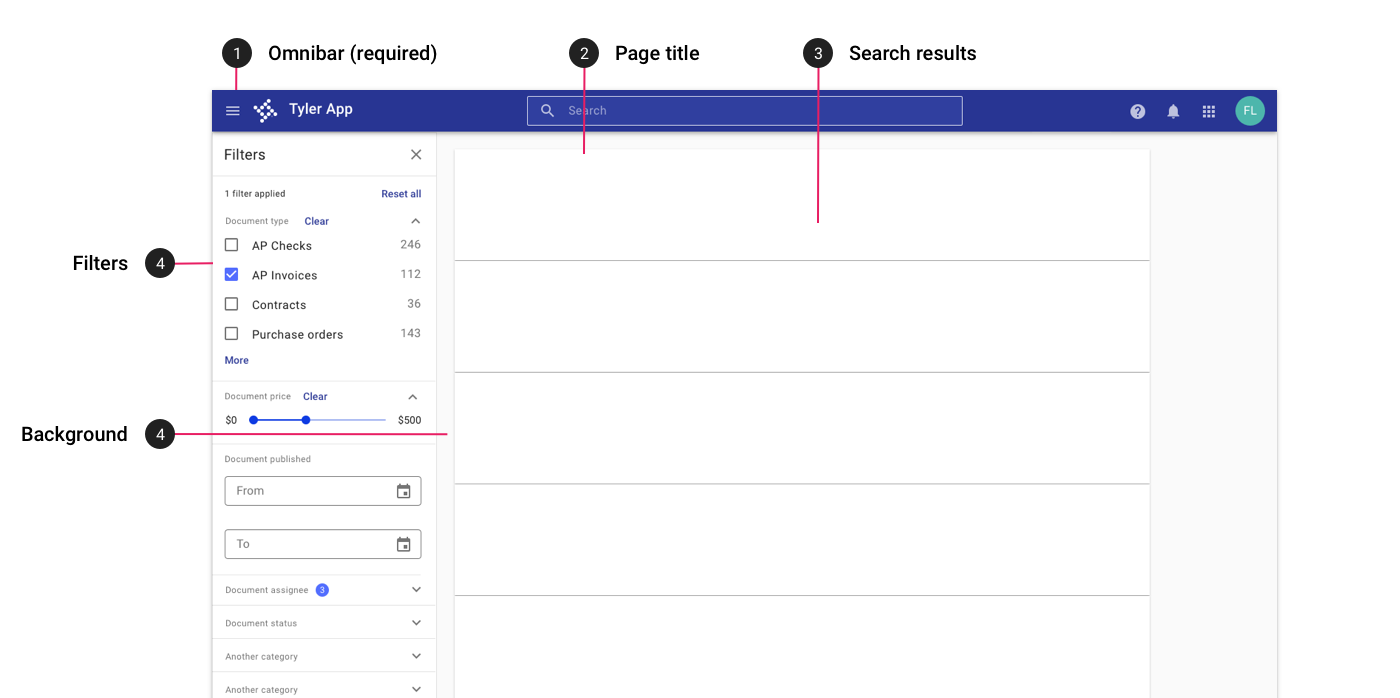 Desktop page layout