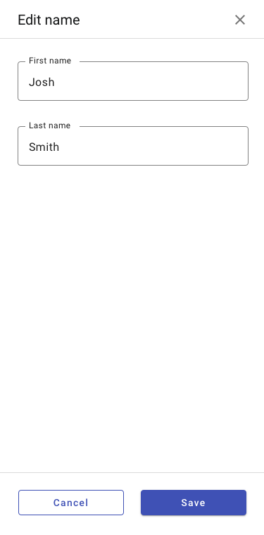 Image of a dialog with a three column form inside.