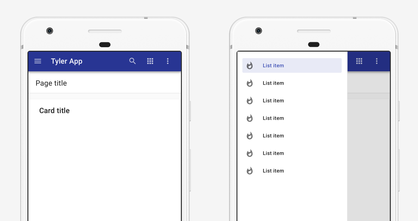 Mobile page layout