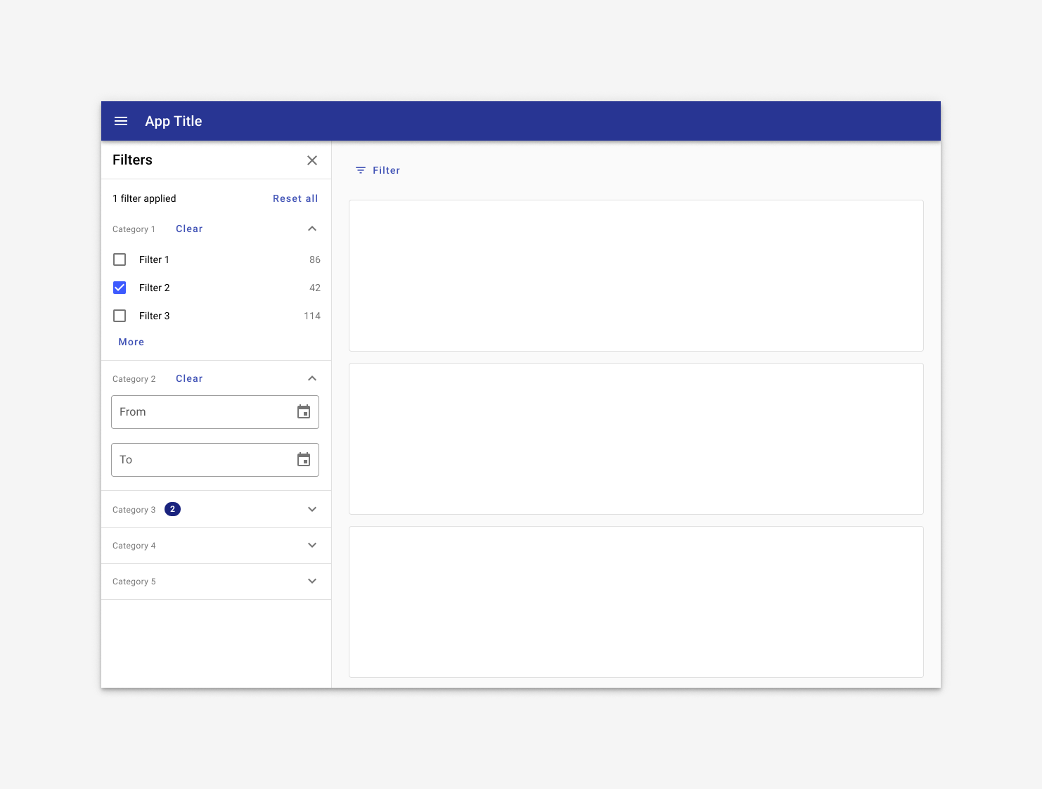 Tablet page layout