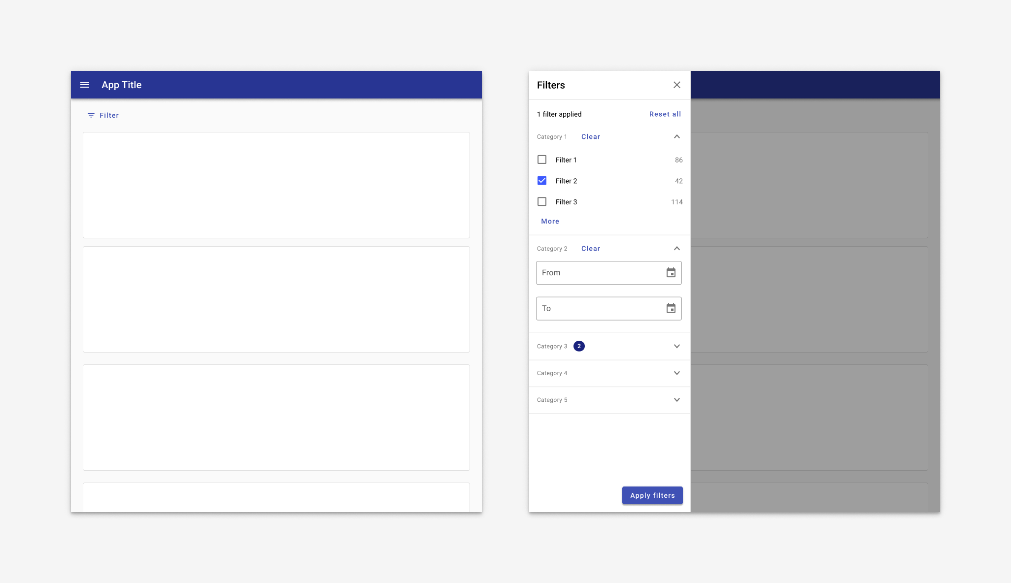 Tablet page layout