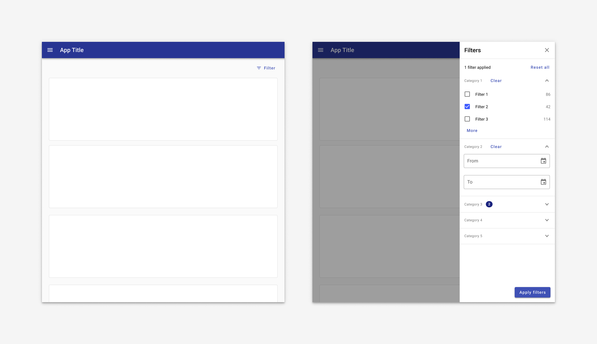 Tablet page layout